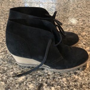 JCrew MacAlister suede wedges size 9